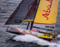 Around Cape Horn in the Volvo Ocean Race 2015 - in full wash. Aerial photos from 30 March
