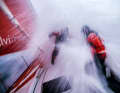 On the foredeck of Team Alvimedica it is mainly, but not only, wet. It is also much colder south of the 45th (southern) degree of latitude