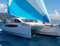 The Comet Cat 37 is unmistakably a tourer: high hulls, massive superstructure, huge window areas