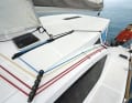 Clear and uncluttered: sheets and halyards are redirected aft to the helm position via the coachroof