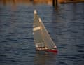 Kyosho's Fortune is modelled on an old America's Cupper and sails very well. The pack even comes with a crew