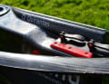 Adjustment for the rudder angle of attack