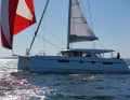 Le nouveau catamaran de Bavaria sous gennaker