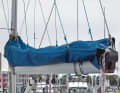 Tarpaulin

 Sprayhoods and boom tarpaulins last about ten years. Look out for worn areas or unravelling seams