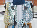 Cordage

 A few chafed lines can be replaced quickly. However, if the entire running rigging has to be replaced, it becomes expensive