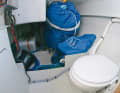 Wet room

 Check the function of the toilet. And clarify whether a faeces tank may need to be retrofitted for the future area