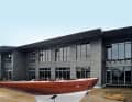 Pour l'ouverture, une nouvelle construction du chantier naval voisin était à la porte
