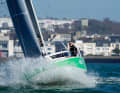 Splashing pleasure. Nevertheless, it remains surprisingly dry aft in the cockpit of the Mojito 6.50