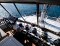 Up there, the crew has a good view forwards and wheels, halyards and sheets under control
