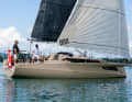 ...diagonal chine, large hull windows at the front and a rare colour