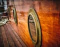 Characteristic are the three portholes in what is now the third deckhouse
