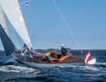 The 12.45 metre long Swede 41 resembles an oversized kite