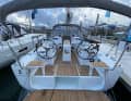 Although the 34.1 is slightly narrower overall than its predecessor, the Oceanis 35, it should offer more space in the cockpit and below deck