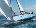 Lots of potential. With the light wind turbo on the retractable bowsprit, the JPK is a pleasure to sail even at 2 Beaufort - and a distance to cover