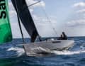 Planing - no problem! Under gennaker, 12 to 14 knots of wind from diagonally astern is enough for this