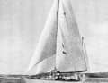Kurz nach dem Bau am Start der Transatlantikregatta von West nach Ost vor Bermuda