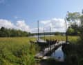 Nothing but wild nature all around: such secluded jetties can only be reached by very small boats