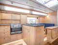 Cucina e salone in rovere chiaro