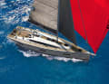 The cabin superstructure is pulled far forward