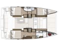 Version 2: Three cabins and two wet cells