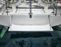 First 36 The rear platform is only standard on the First. The hatch is extremely lightweight