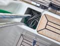Faurby 370 Creates order: large halyards are built into the coaming