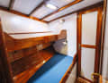 View of the newly refurbished accommodation. There is room for guests in three double cabins