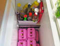 Buy eggs as fresh as possible and not chilled. Rub all over with oil and store in a carton. Old trick: turn once a week