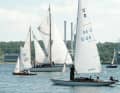 Pirate "Liten Flicka", Spreizgaffelketsch "Senta" et dragon "Felix B".
