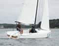 With a self-tacking jib, sailing is very easy, even in single-handed mode