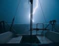 Nobody wants to experience a severe thunderstorm at sea. Special apps help to recognise the approaching danger at an early stage