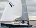 One of many variants for the sails. The rollable Code Zero can remain attached and ensures good progress on the space wind courses