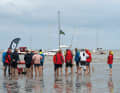 Because it works: meeting and falling dry off Bremerhaven