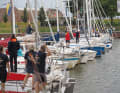Le meeting offre la meilleure occasion de voir des bateaux d'occasion et des constructions personnelles et d'échanger avec les propriétaires.