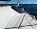 Sailing in the "bubble" - only from here you have a good view ahead and to the side