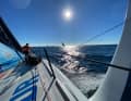 Rencontre entre leaders : "11th Hour" passe devant le VO65 "Wind Whisper" de Pologne, qui est supérieur.