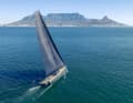 "Nyumba" sails against the impressive backdrop of Cape Town