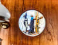 The view forward from the deckhouse of the "Mingary". Owner Christian Scheidtmann sets the sails at the mast