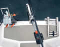 Die Sailart hat ein richtiges Yachtcockpit, achtern offen mit Badeleiter