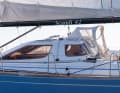 The deckhouse is relatively short