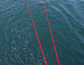 Always use the two towing eyes; the eye at the bow is not up to the load due to the angle of pull. The lines must not diverge towards the ship to ensure proper straight running. On one point or ...