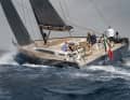 The wide stern with the round but flat frame characterises the excitingly beautiful lines