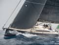 Strong performance. The Solaris 50 has no trouble with wind and waves