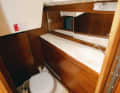 The separate wet room, which extends under the cockpit, is also large enough