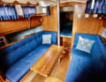 The saloon is neither large nor really high with a maximum interior height of 1.84 metres