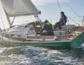 Performance with style: The Tide 36 is very easy to guide to potential and wind edge. The rudder blade is large and well harmonised with the keel