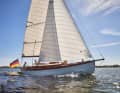 Die zehn Meter lange Kreuzeryacht "Troll" wurde 1924 von der ehemals "Kaiserliche Werft" heißenden Kieler Reichswerft gebaut