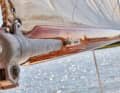 The ship was originally gaff-rigged and, apart from the rigging, is still in its original condition today