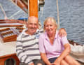 The owners Brigitte and Dirk Lehmann are delighted to be able to sail their beloved family boat again after 14 years of restoration work