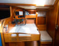 Typical racer: a large sat nav with a comfortable seat and holding option. Little space for electronics